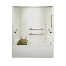 Aquarius Bathware AS000337-X4HBSR-SGR - AS000337-X4HBSR-SGR Plumbing Tub Enclosures