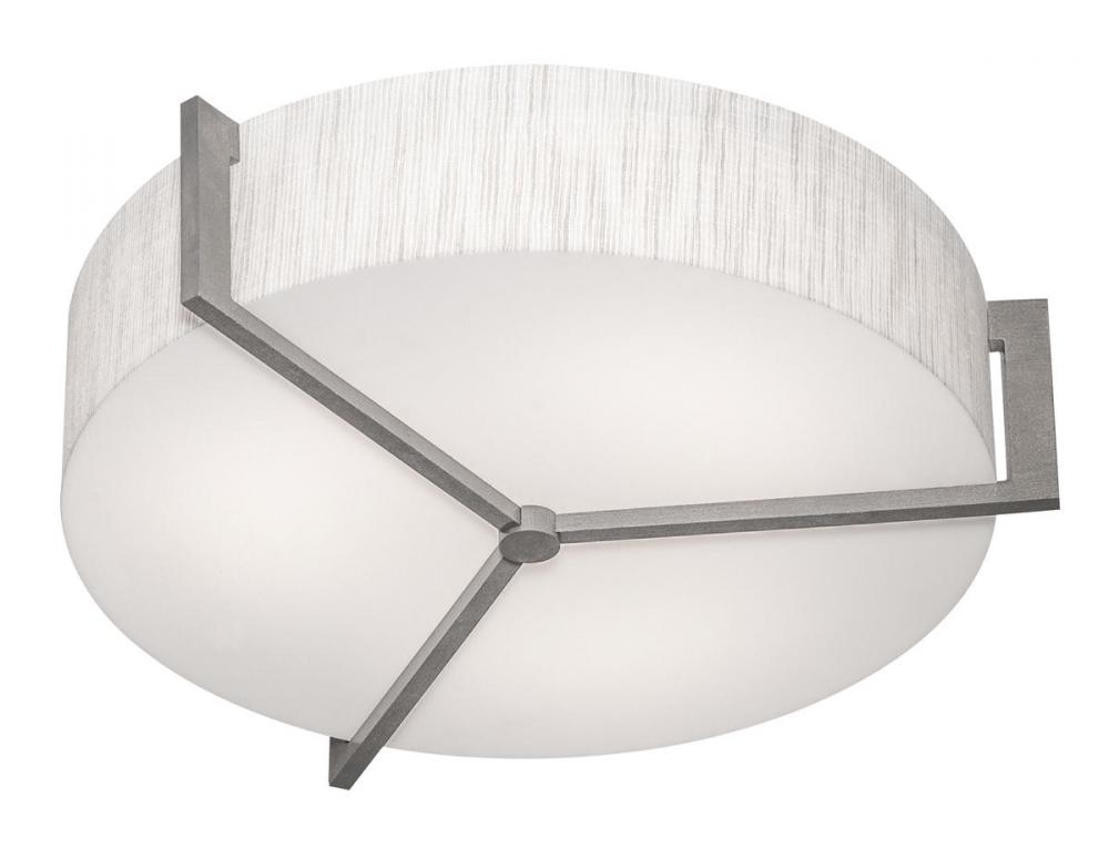 Apex 17'' LED Flush,120-277V,3 CCT,WG,JT,MS