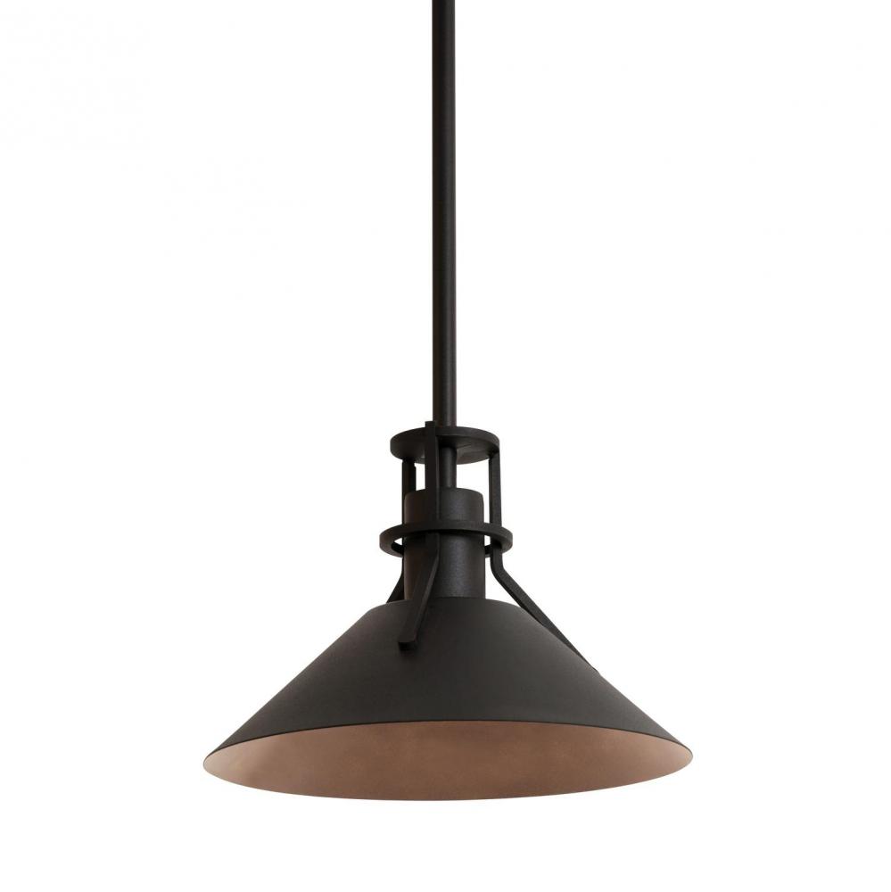 Gus 10&#39;&#39; Outdoor Pendant Led 12W 120V BK