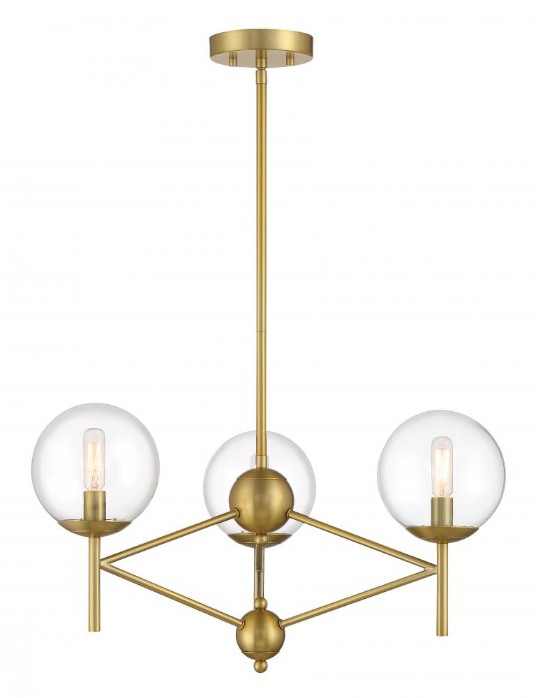 AURESA - 3 LIGHT PENDANT