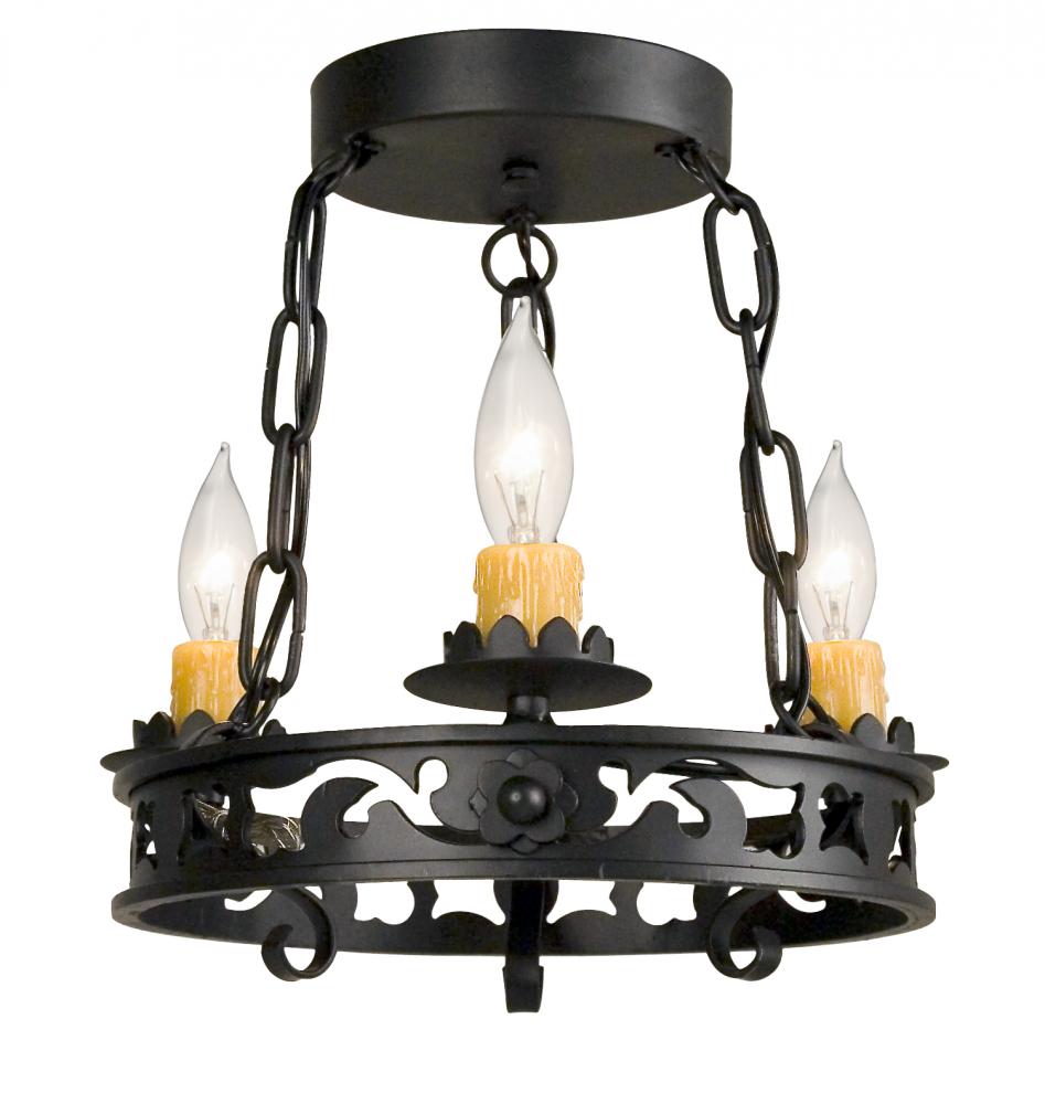 14&#34; Wide Sagebrush 3 Light Chandelier