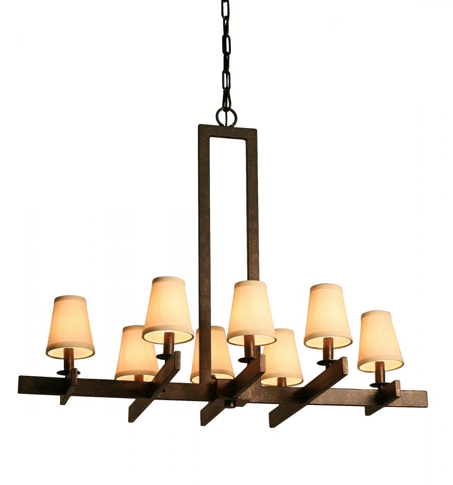 36&#34; Long Dante 8 Light Chandelier