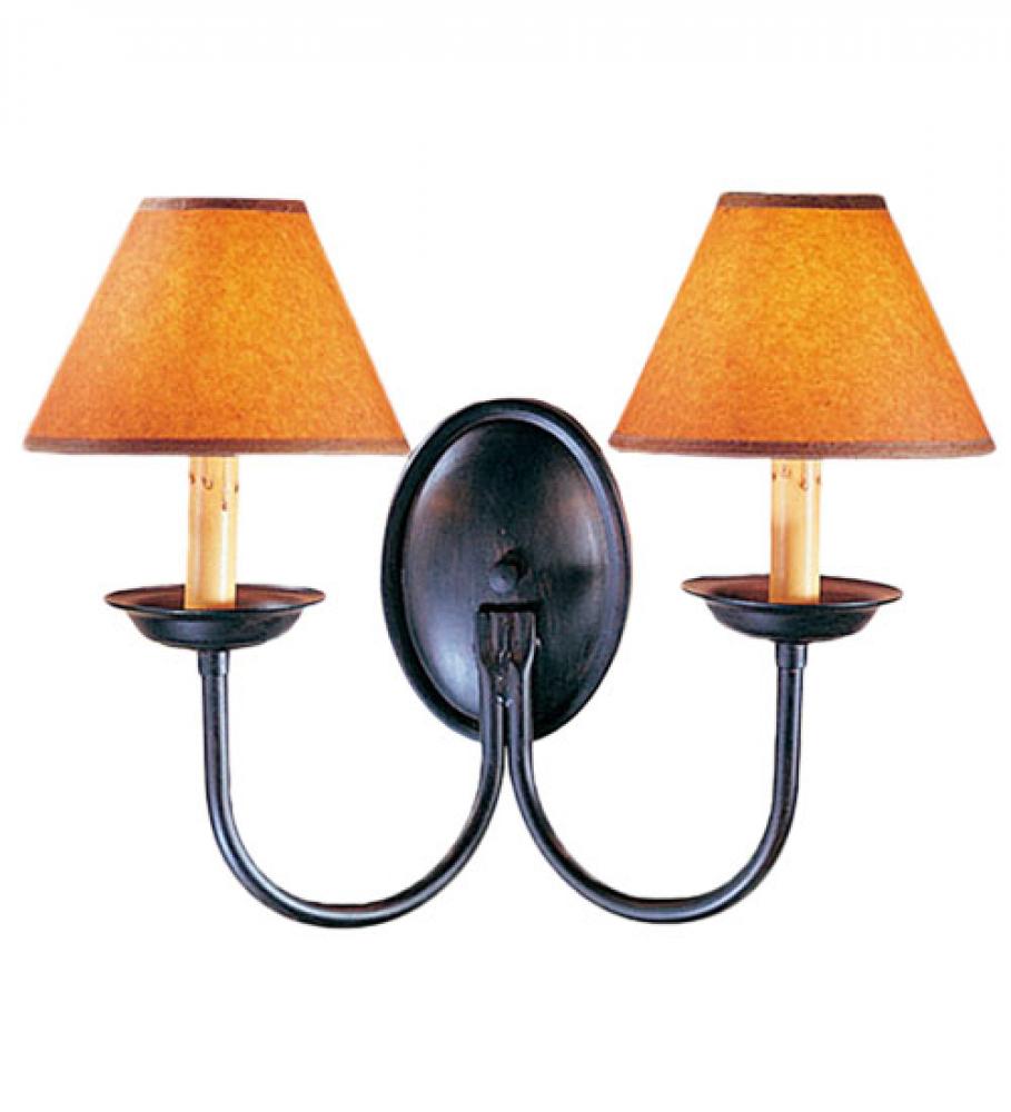 15&#34; Wide Classic 2 Light Wall Sconce