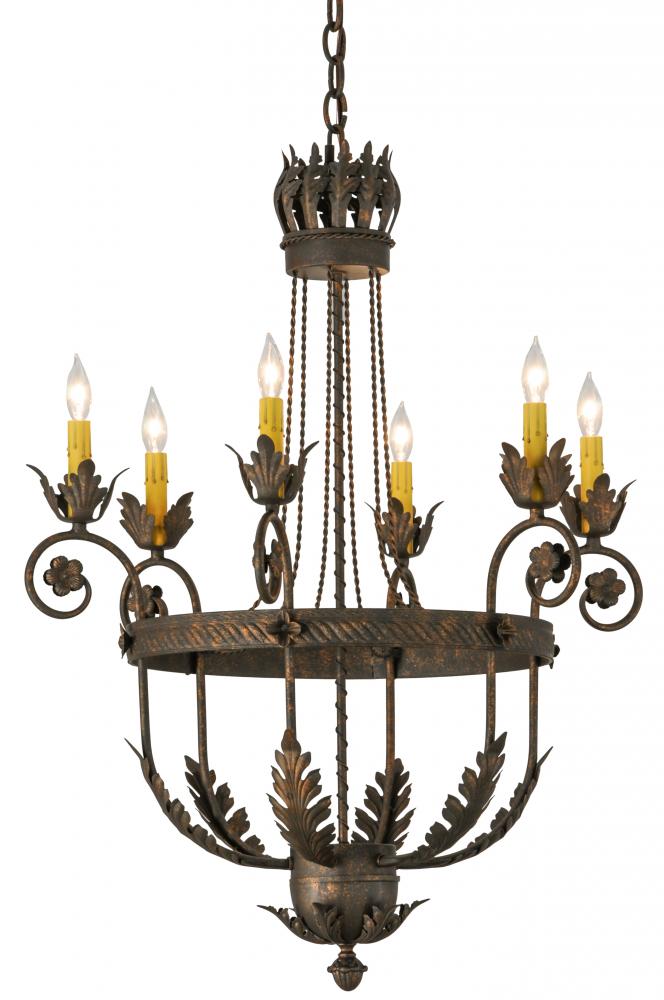 26&#34;W Antonia 6 LT Chandelier