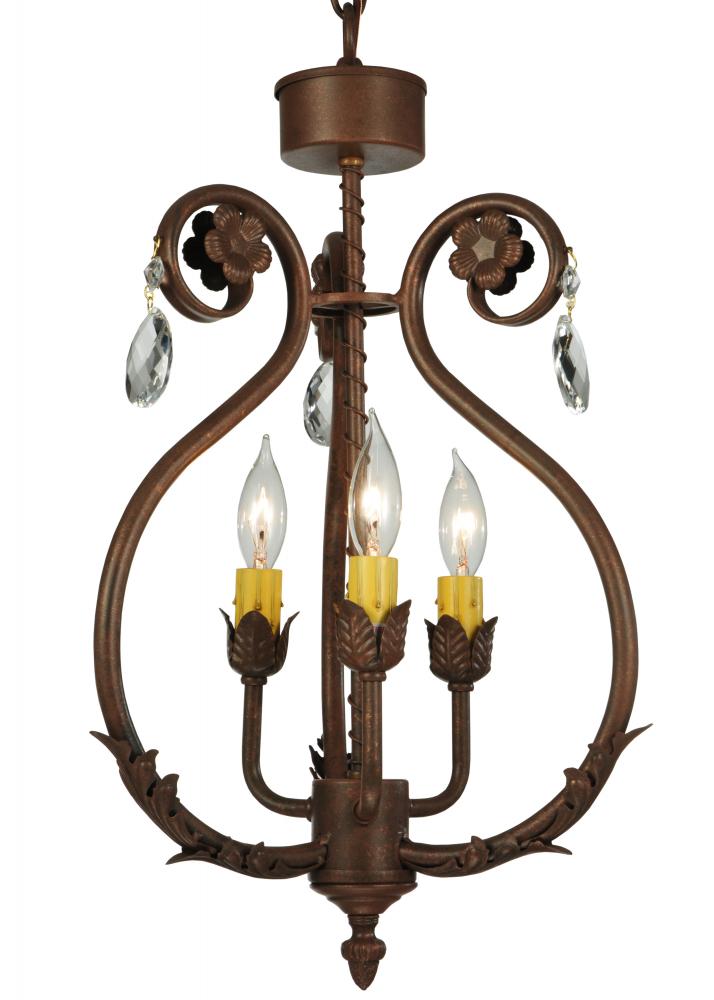 12&#34;W Antonia 3 LT Chandelier