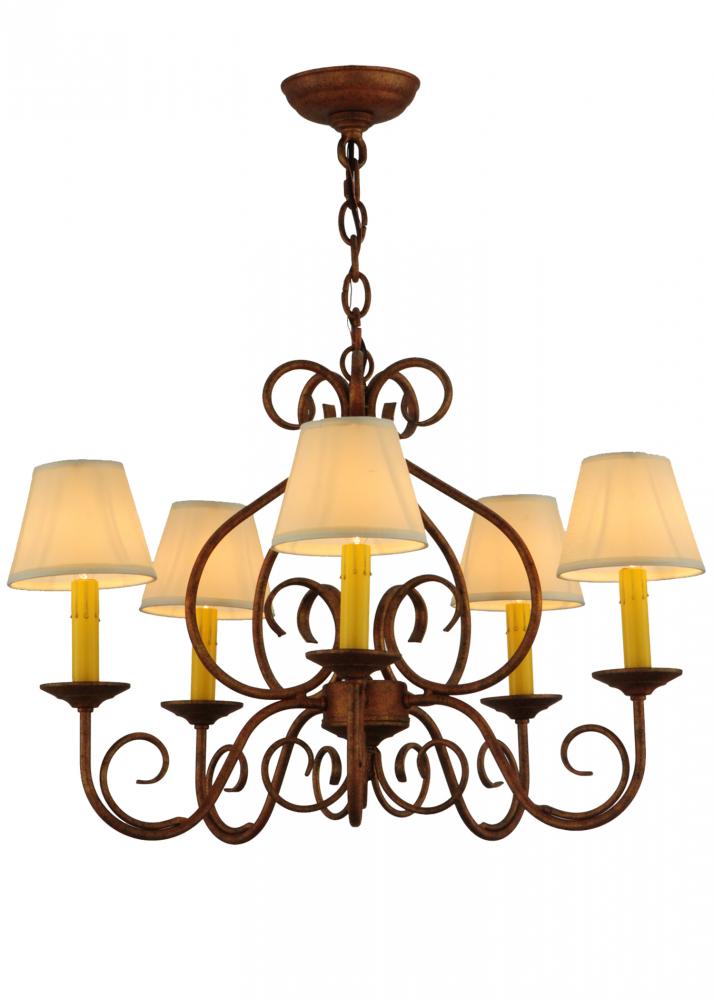 26&#34; Wide Jenna 5 Light Chandelier