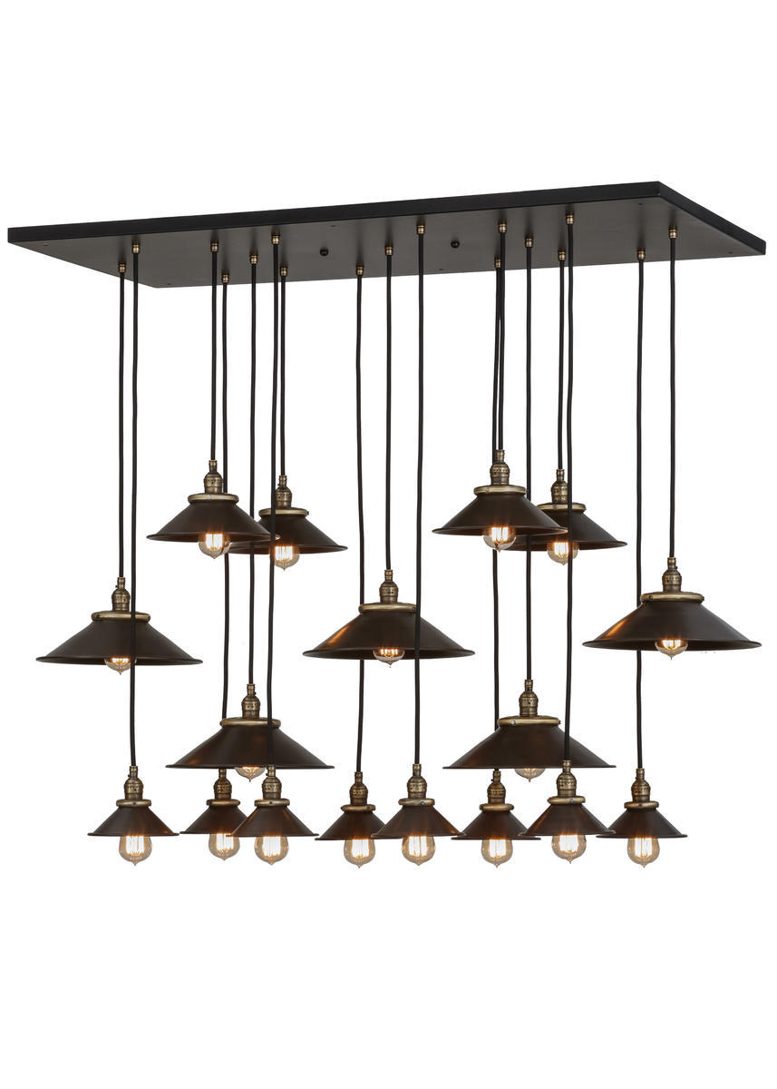 54&#34;L Revival Chic 17 LT Cascading Pendant