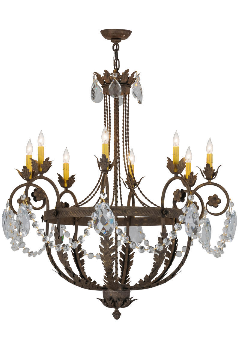 38&#34;W Antonia 8 LT Chandelier