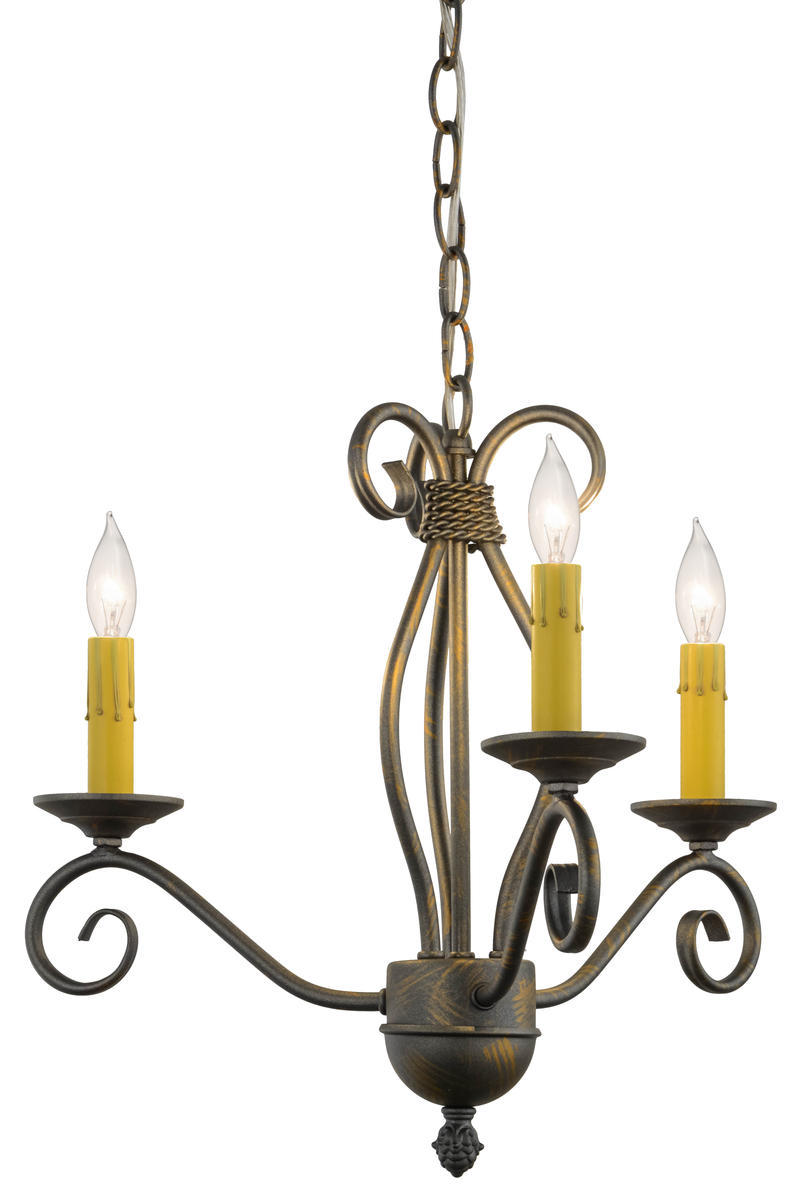 18&#34;W Sienna 3 LT Chandelier