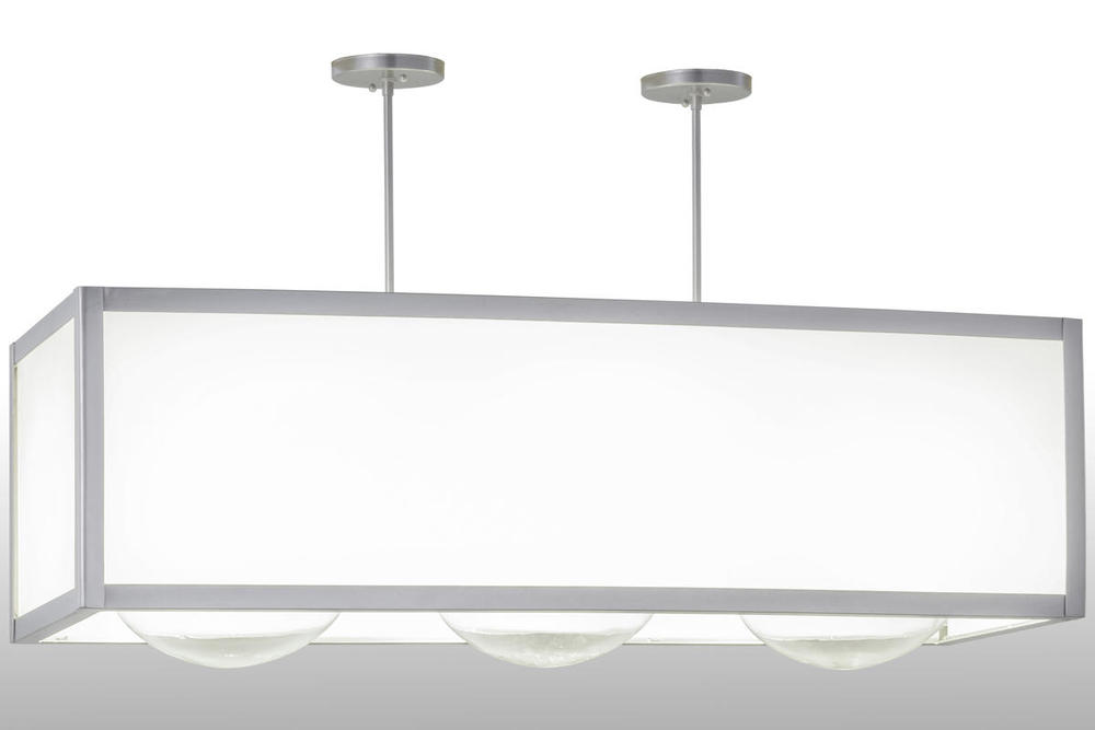 44&#34;L Quadrato Convex 3 LT Oblong Pendant