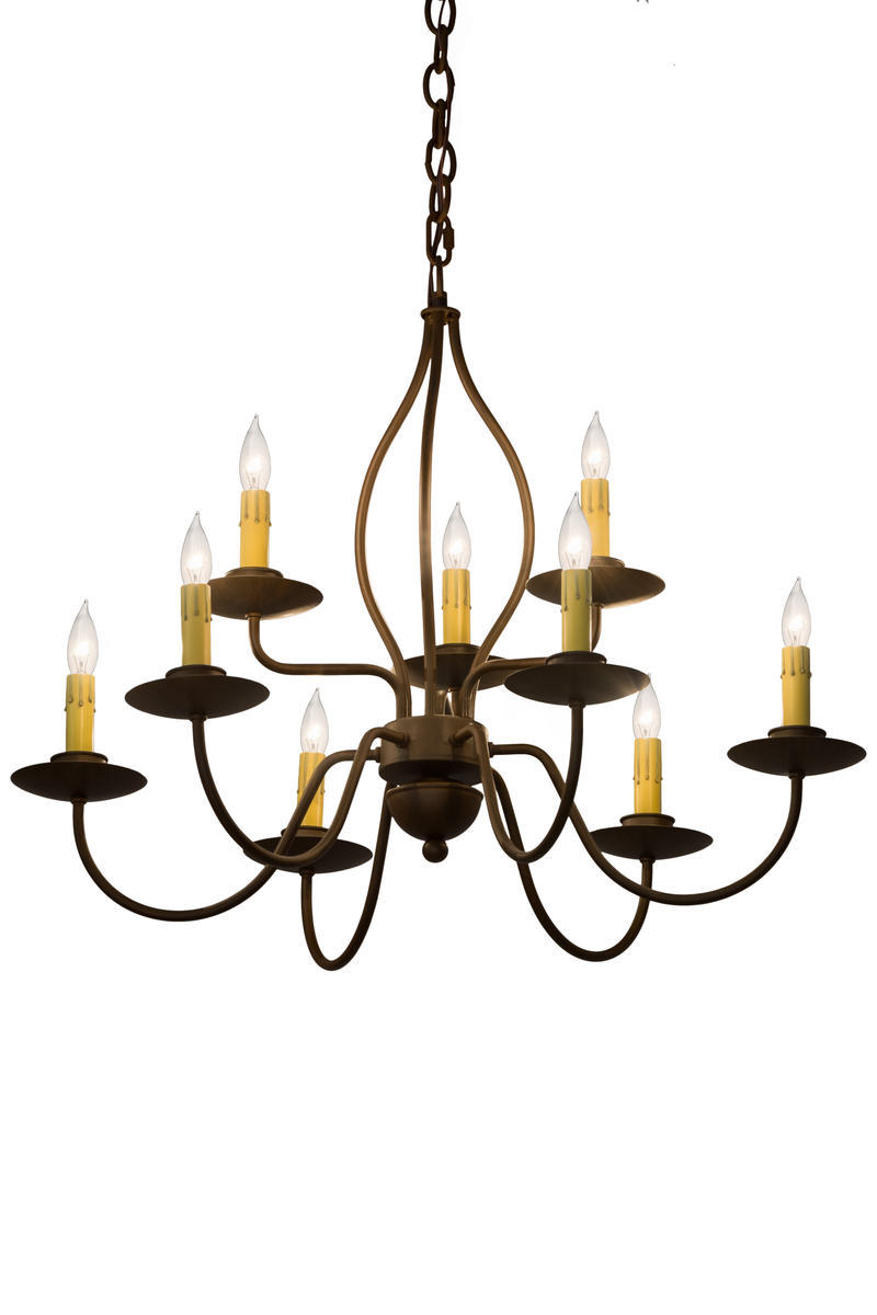 28&#34;W Earl 9 LT Chandelier