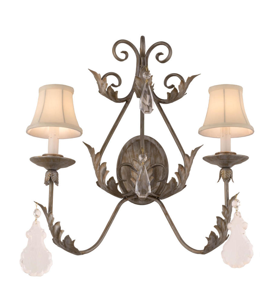 21&#34;W French Elegance 2 LT Wall Sconce