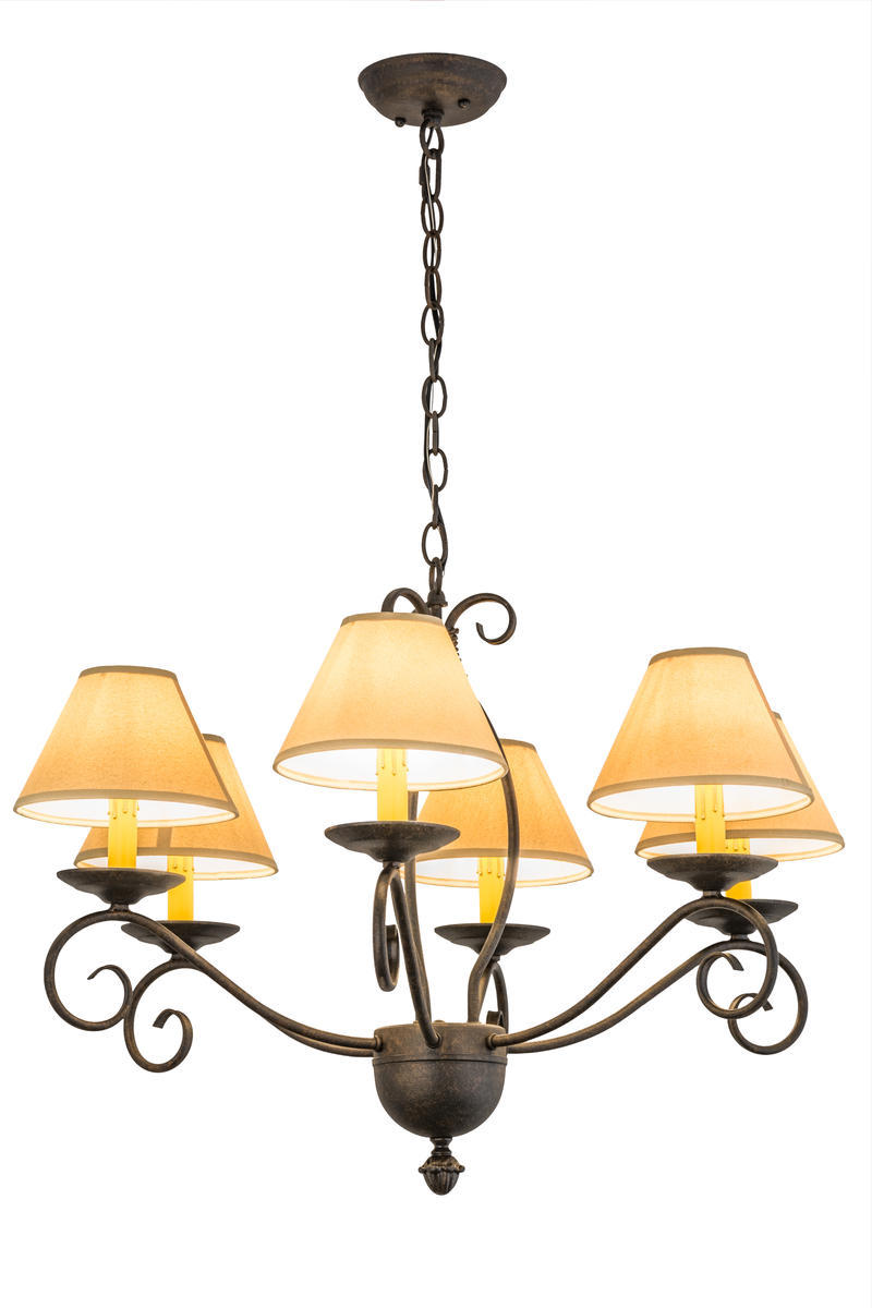 30&#34;W Sienna 6 LT Chandelier