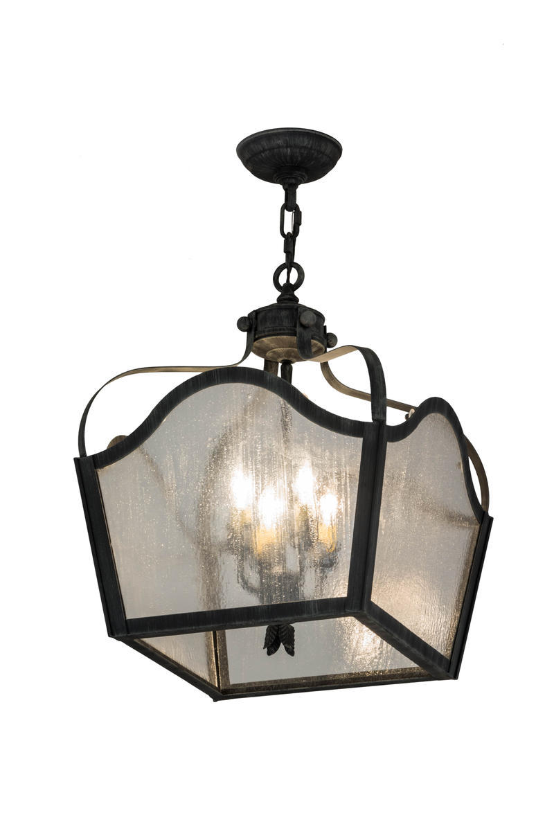 15&#34; Square Terena 4 Light Pendant