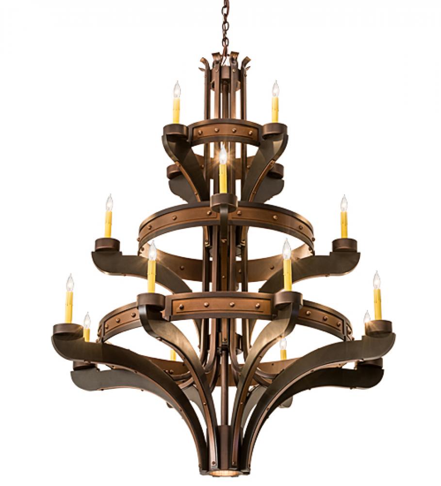 48&#34;W Castilla 16 LT Three Tier Chandelier