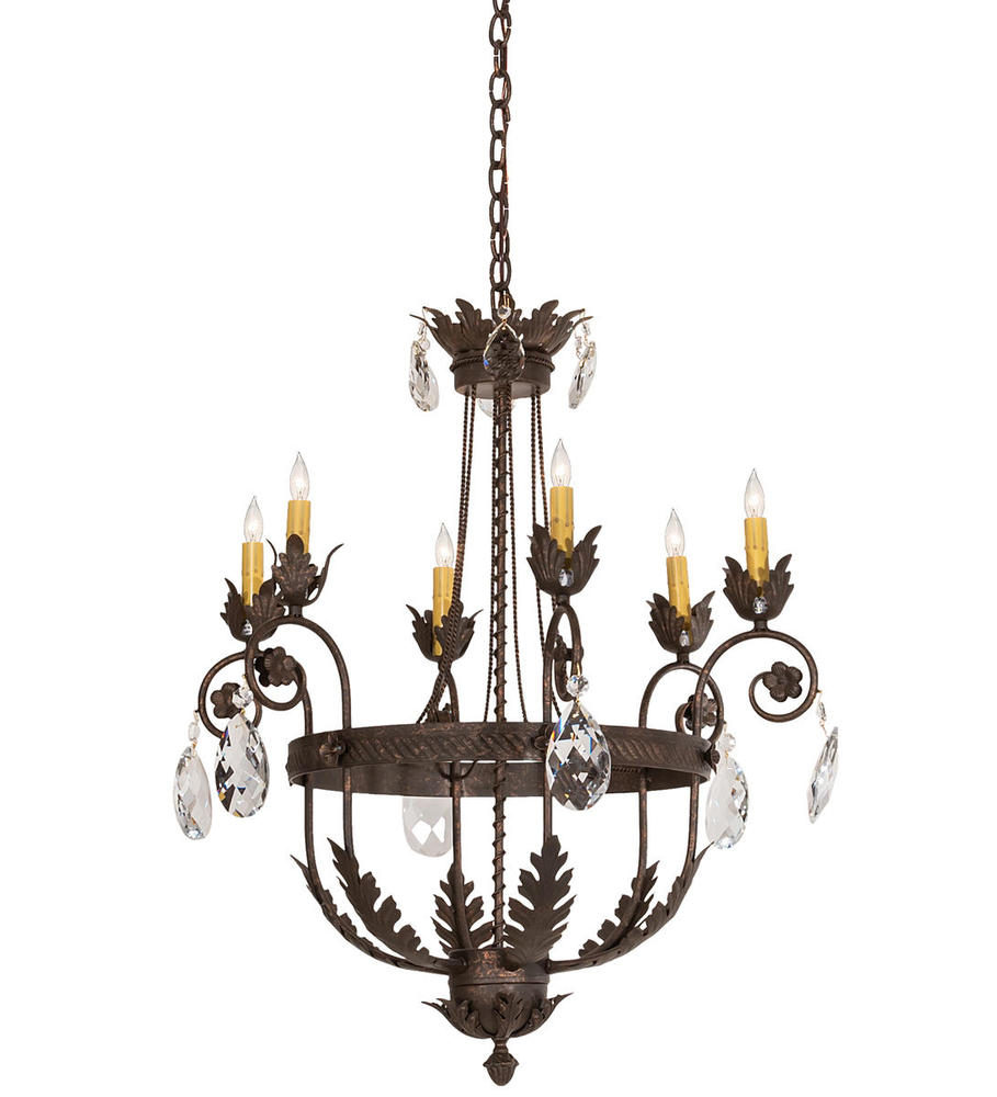 26&#34; Wide Antonia 6 Light Chandelier