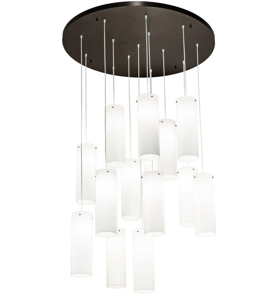 48&#34; Wide Cilindro 12 Light Cascading Pendant