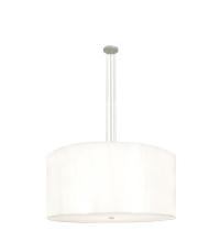 2nd Avenue Designs White 122398 - 36"W Cilindro White Cotton Pendant