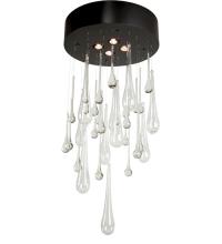 2nd Avenue Designs White 139392 - 24" Wide Teardrop Crystal Chandelier