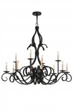 2nd Avenue Designs White 146034 - 48" Wide Cypress 12 Light Chandelier