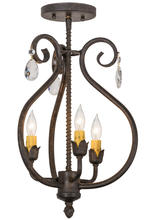 2nd Avenue Designs White 157891 - 12"W Antonia 3 LT Chandelier