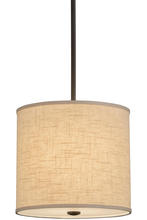 2nd Avenue Designs White 158218 - 12"W Cilindro Beige Textrene Pendant