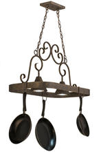 2nd Avenue Designs White 161509 - 32"W Elana 2 LT Pot Rack