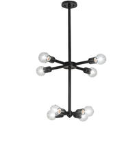 2nd Avenue Designs White 243083 - 20" Wide Pronograde Jack 8 Light Chandelier