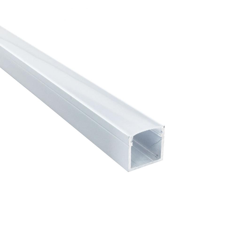 4-ft Deep Channel, White (Plastic Diffuser and End Caps Included)