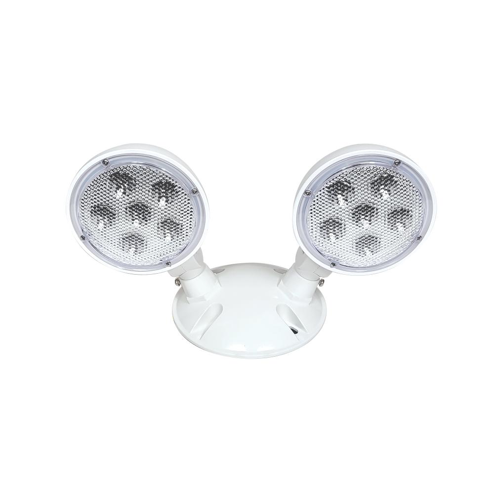 Emergency LED Dual Head Remote, Wet Location, (2) 100lm / 1W