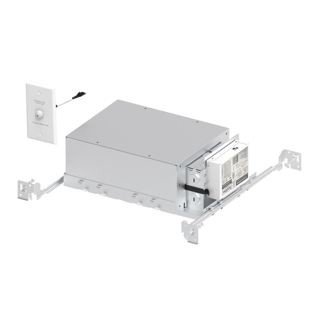 1&#34; Iolite LED Dedicated Chicago Plenum New Construction Housing w/ EM Driver, 9W, 120V input;
