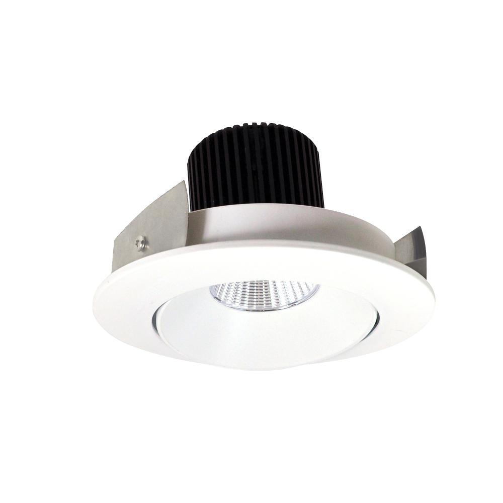 4&#34; Iolite LED Round Adjustable Cone Reflector, 1000lm / 14W, 2700K, Matte Powder White Reflector