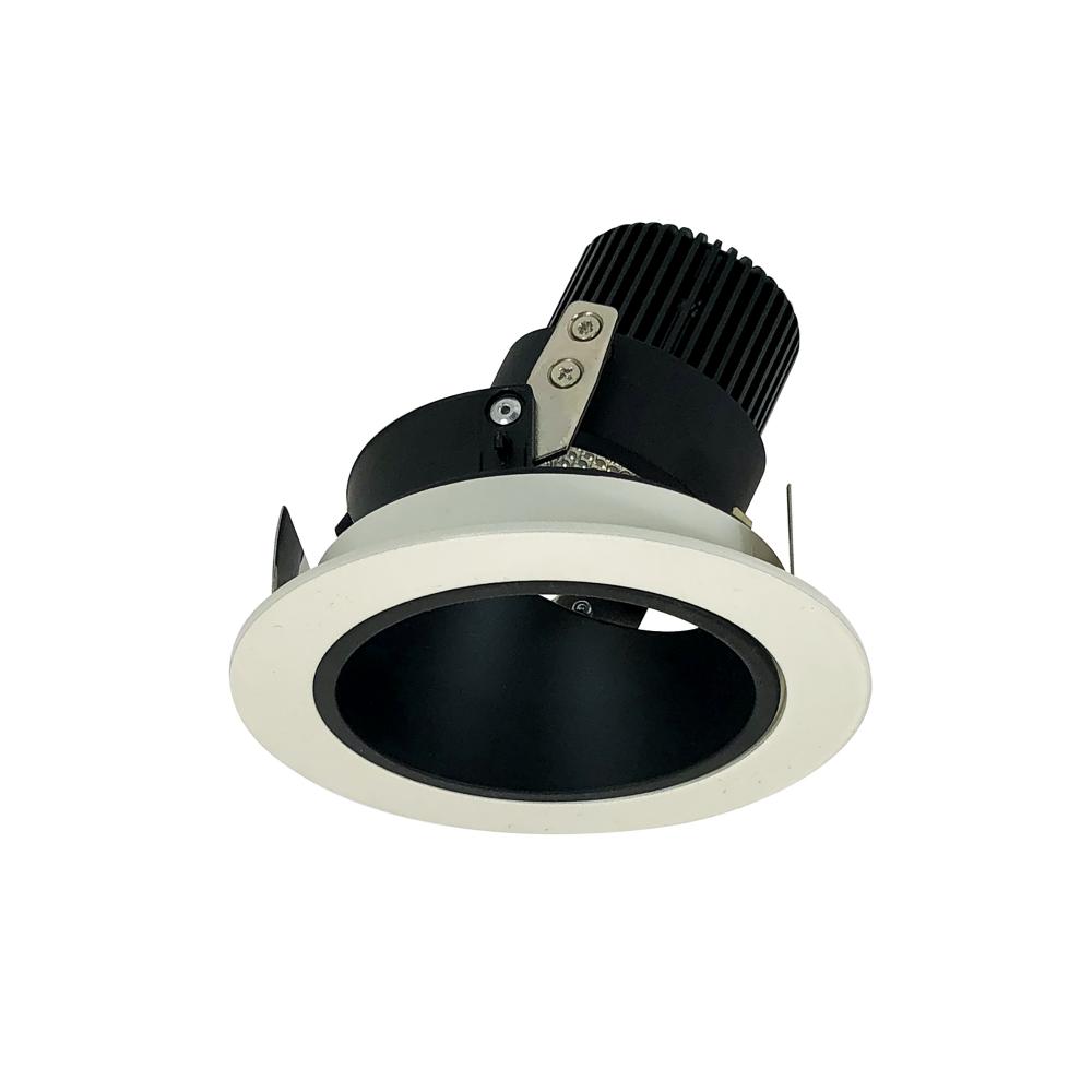4&#34; Iolite LED Round Adjustable Deep Reflector, 800lm / 14W, 5000K, Black Reflector / White