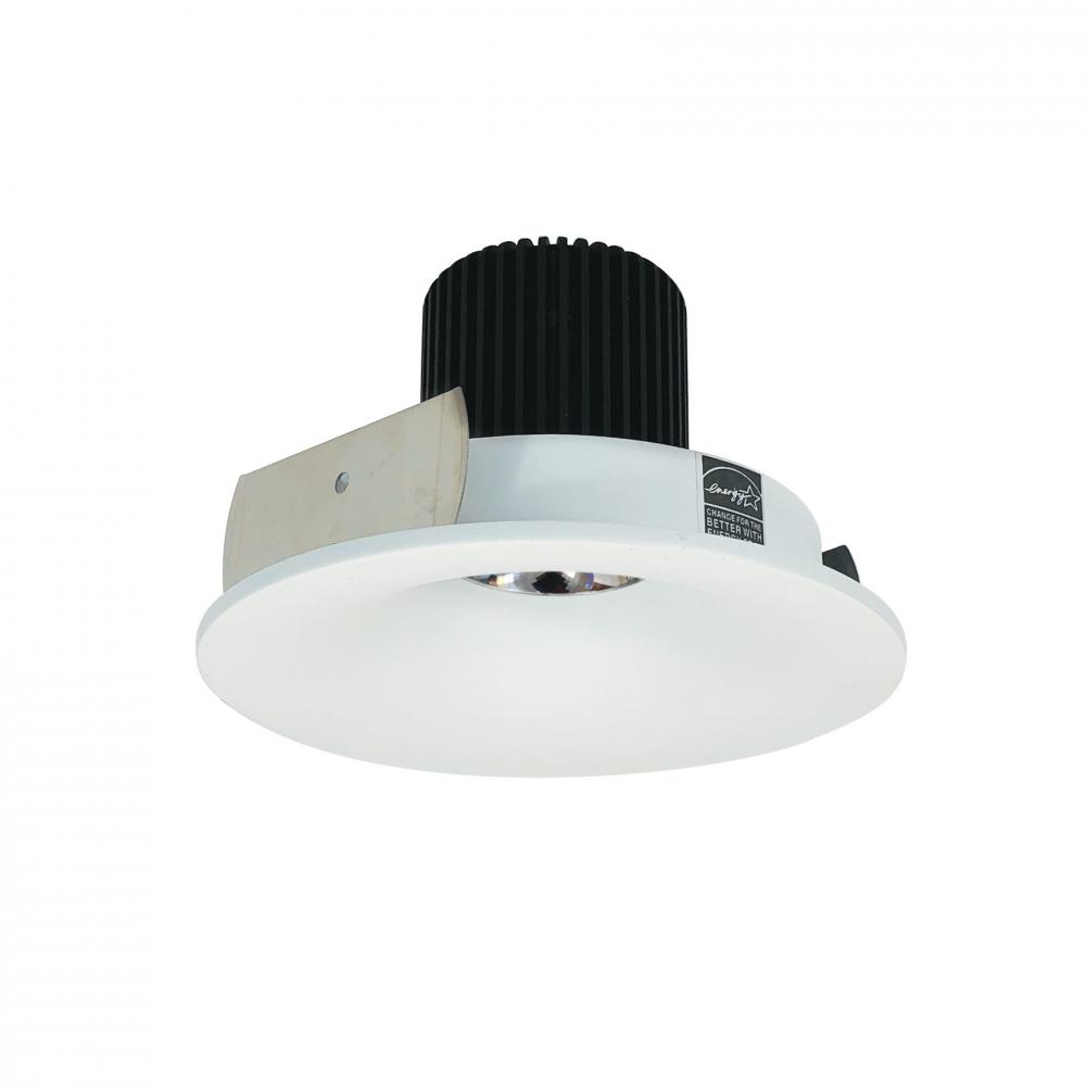 4&#34; Iolite LED Round Bullnose, 10-Degree Optic, 800lm / 12W, 3500K, Matte Powder White Finish