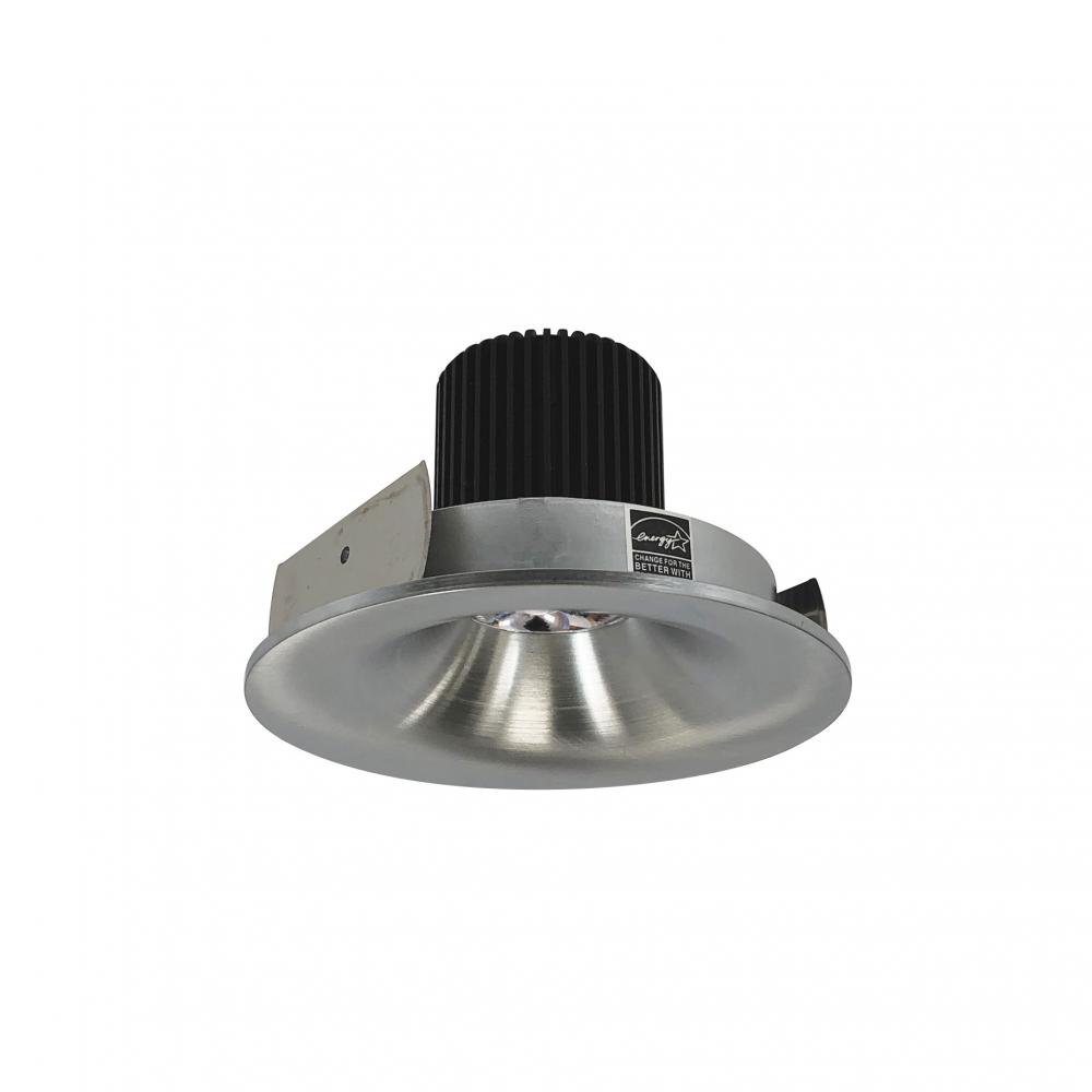 4&#34; Iolite LED Round Bullnose, 10-Degree Optic, 800lm / 12W, 2700K, Natural Metal Finish