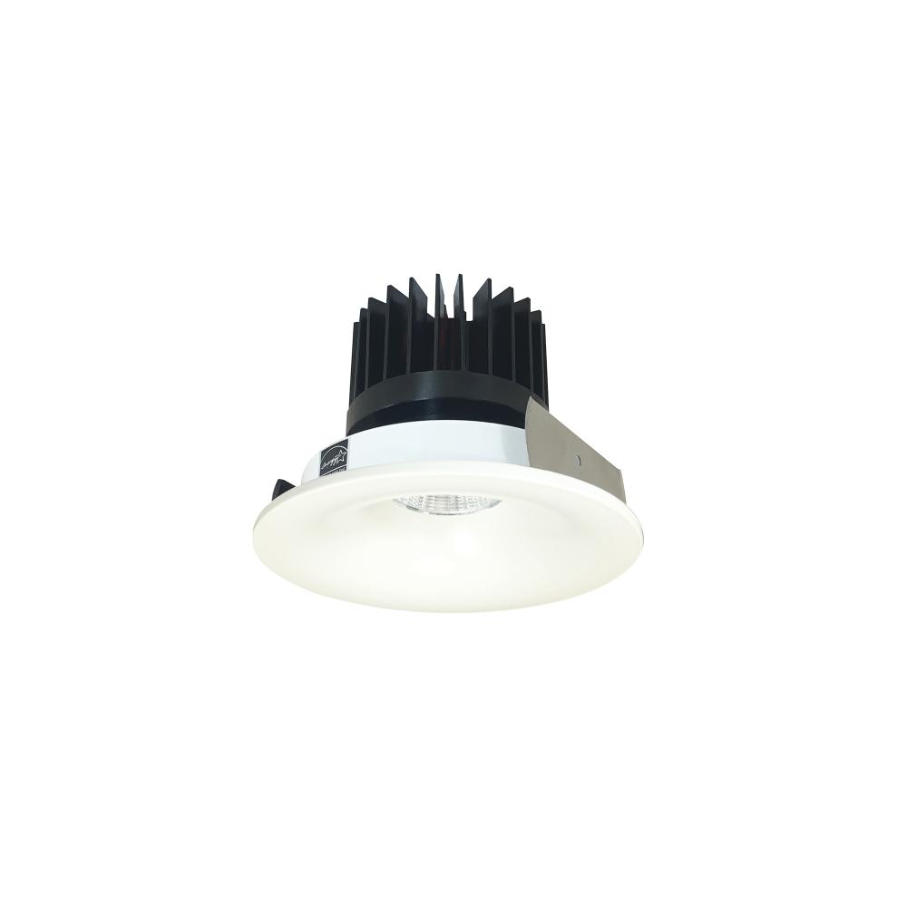 4&#34; Iolite LED Round Bullnose, 1500lm/2000lm/2500lm (varies by housing), 2700K, White Finish