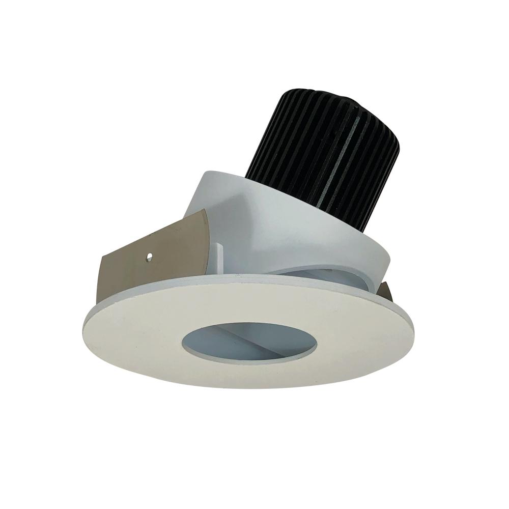 4&#34; Iolite LED Round Adjustable Pinhole, 10-Degree Optic, 800lm / 12W, 3000K, White Pinhole /