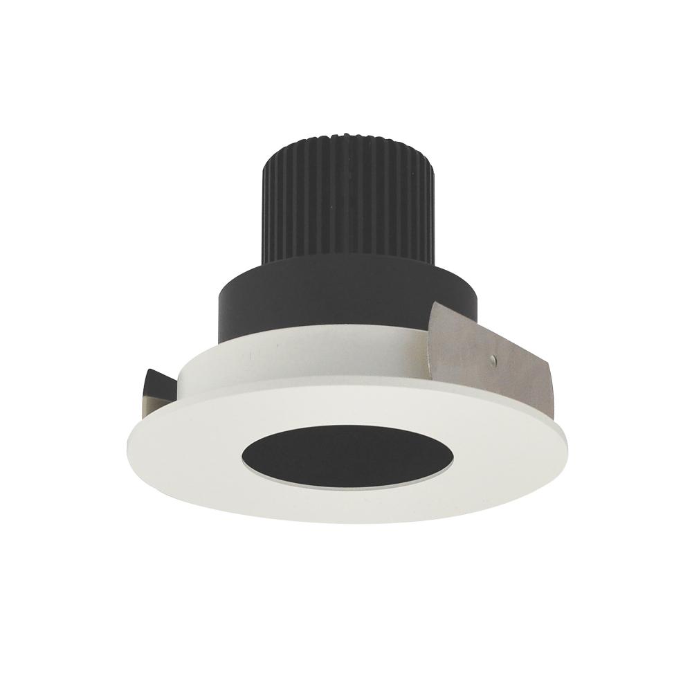 4&#34; Iolite LED Round Pinhole, 800lm / 14W, Comfort Dim, Black Pinhole / Matte Powder White Flange