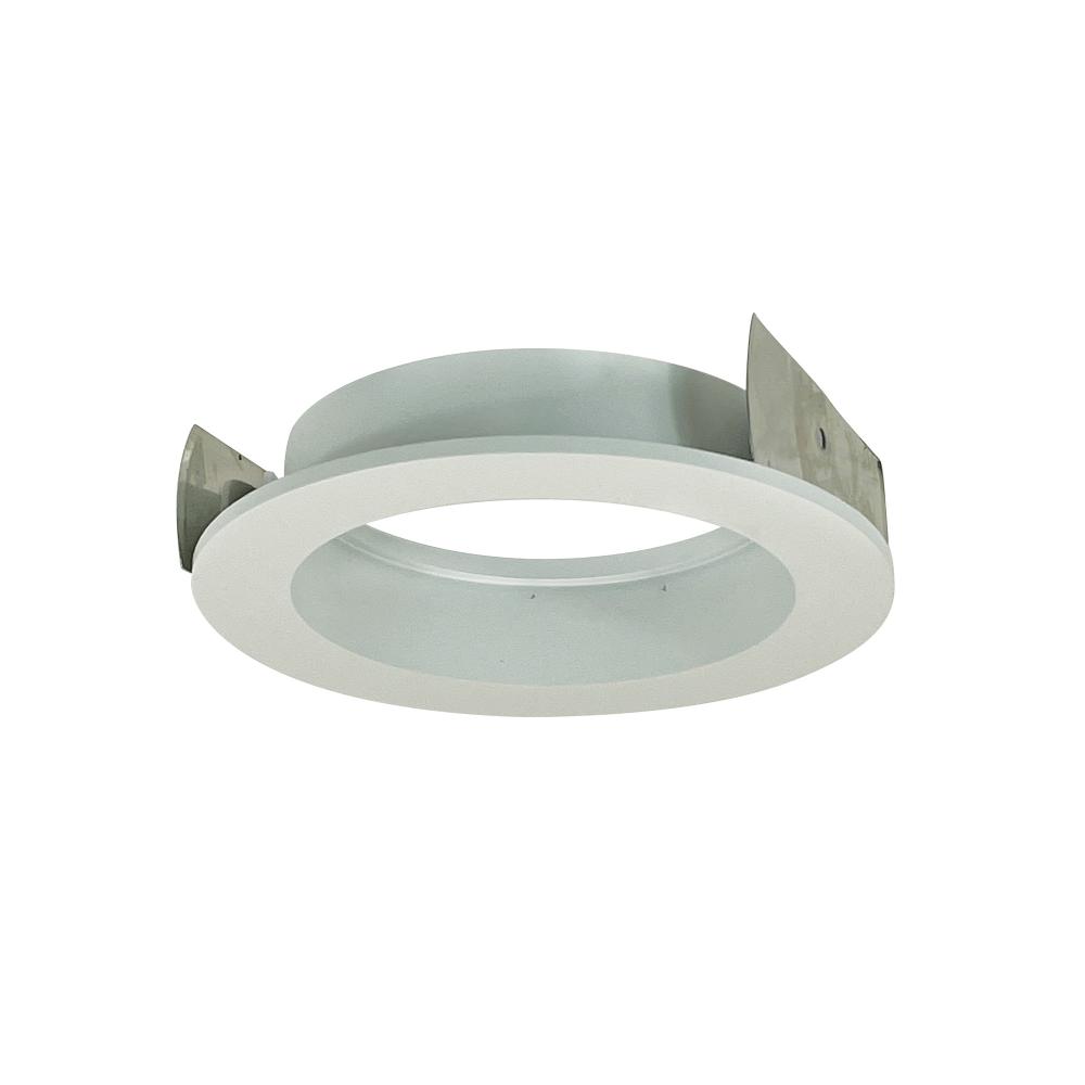 4&#34; Iolite Trimless to Flanged Converter Accessory, White