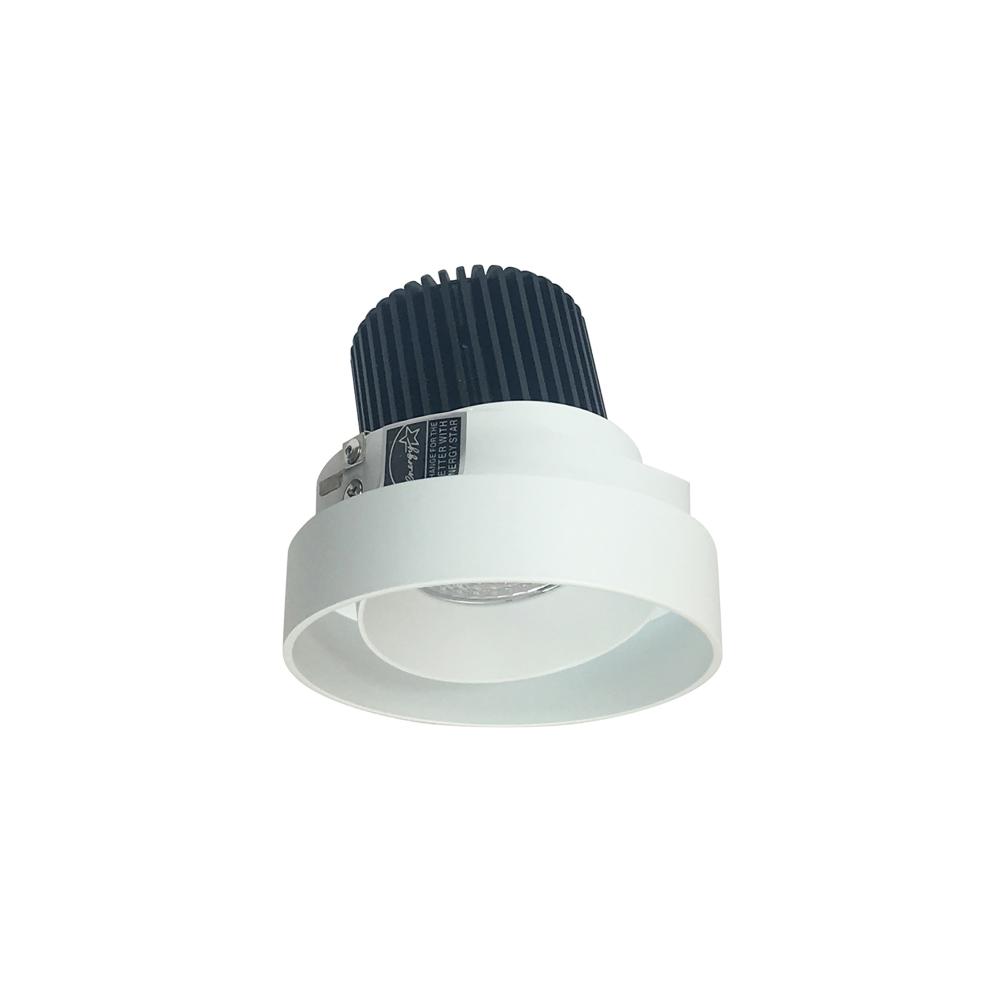 4&#34; Iolite LED Round Trimless Adjustable, 1000lm / 14W, 3500K, Matte Powder White Adjustable /