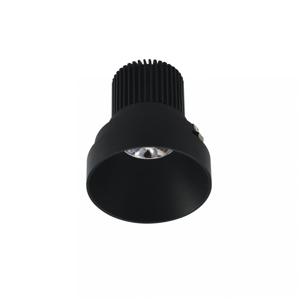 4&#34; Iolite LED Round Trimless Downlight, 10-Degree Optic, 800lm / 12W, 3000K, Black Finish