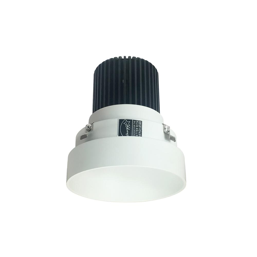 4&#34; Iolite LED Round Trimless Downlight, 10-Degree Optic, 800lm / 12W, 3000K, Matte Powder White