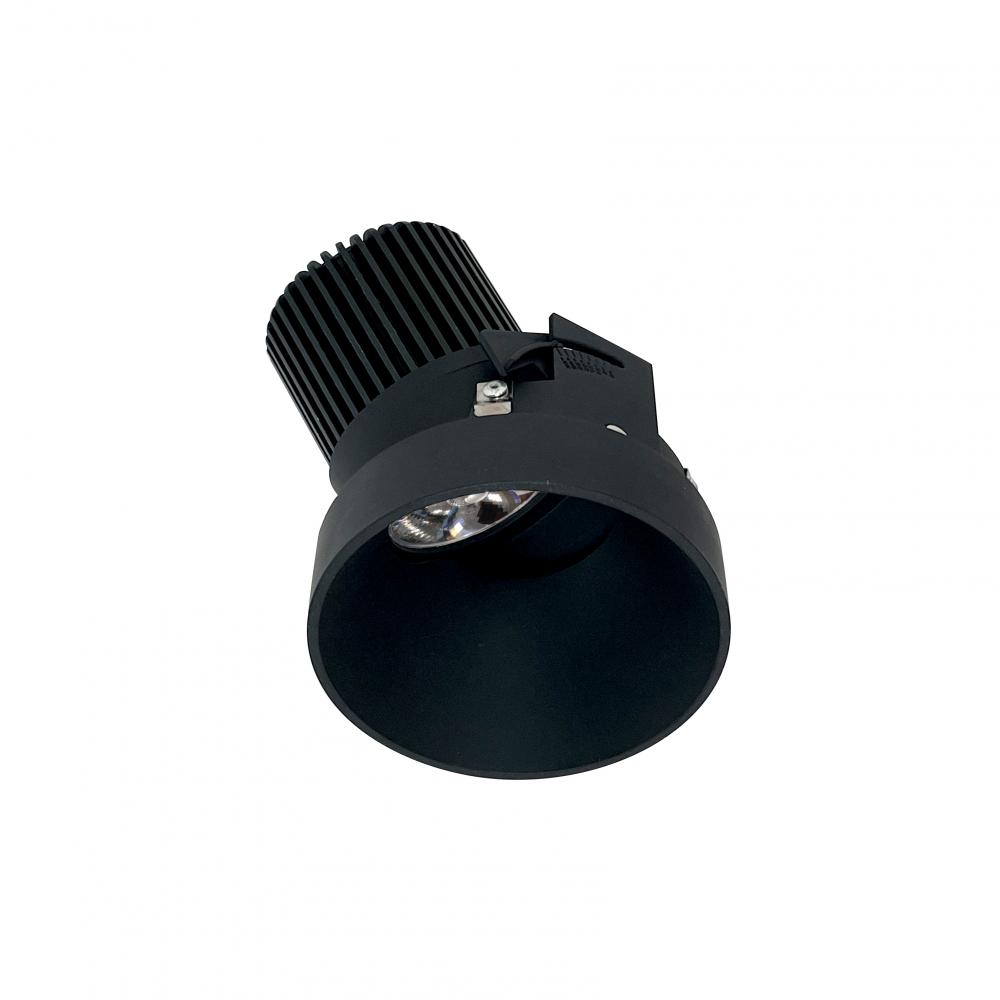 4&#34; Iolite LED Round Trimless Adjustable Slot, 10-Degree Optic, 800lm / 12W, 2700K, Black