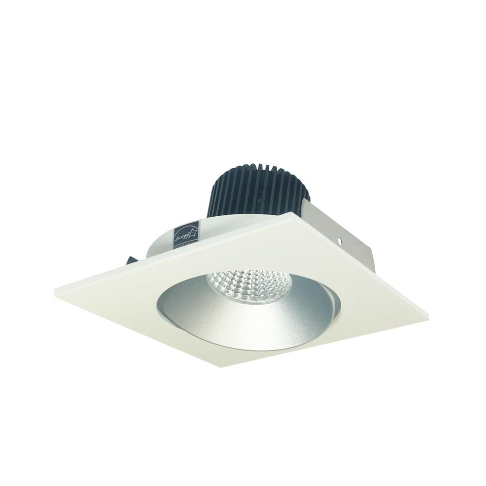 4&#34; Iolite LED Square Adjustable Cone Reflector, 800lm / 14W, Comfort Dim, Haze Reflector / White