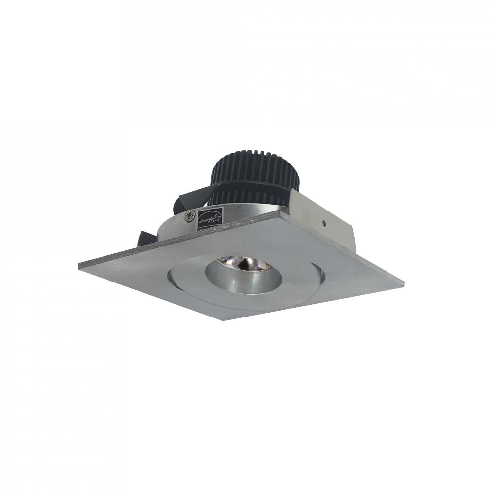 4&#34; Iolite LED Square Adjustable Gimbal, 10-Degree Optic, 800lm / 12W, 4000K, Natural Metal