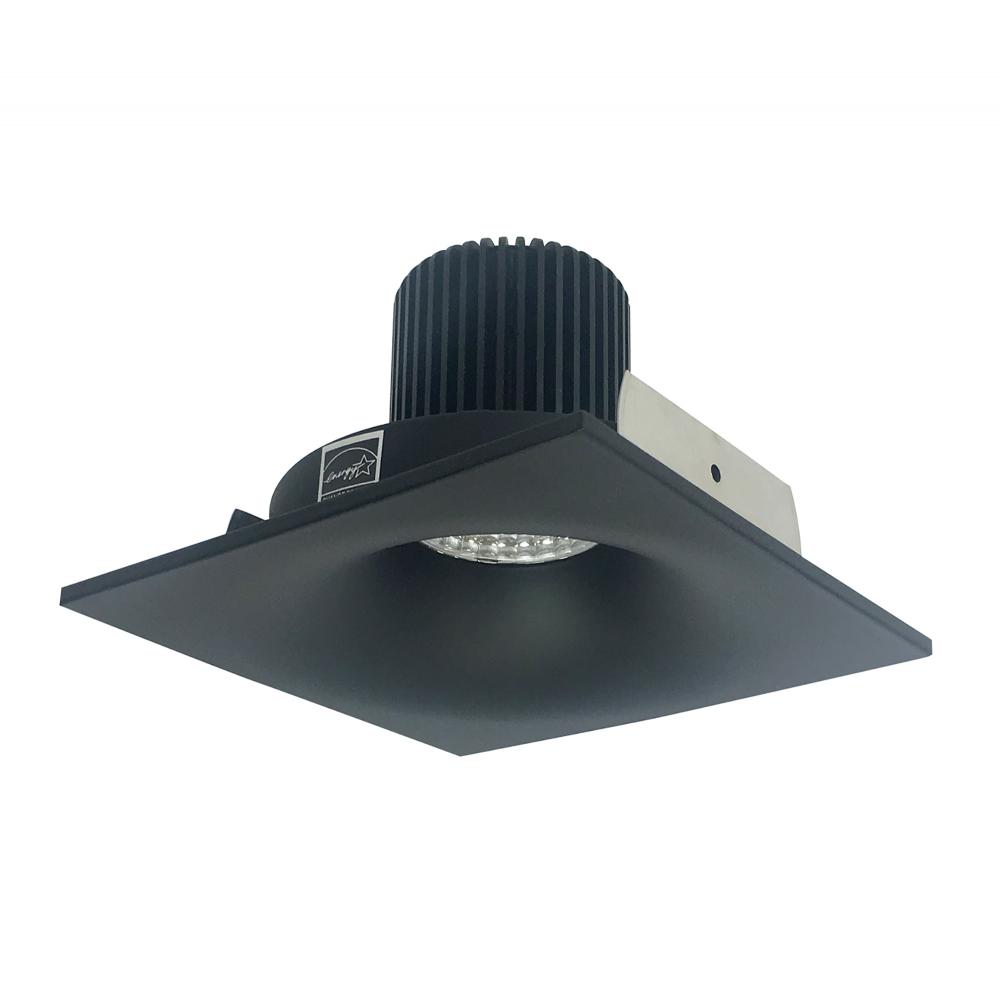 4&#34; Iolite LED Square Bullnose, 800lm / 14W, Comfort Dim, Black Finish