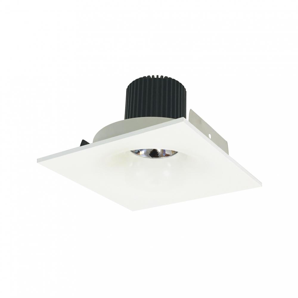 4&#34; Iolite LED Square Bullnose, 10-Degree Optic, 800lm / 12W, 3000K, White Finish