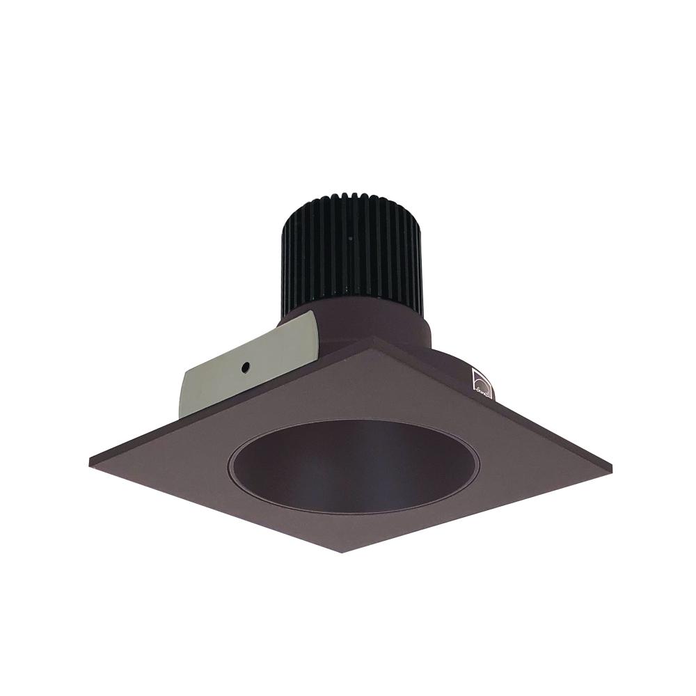 4&#34; Iolite LED Square Reflector with Round Aperture, 800lm / 14W, 5000K, Bronze Reflector /