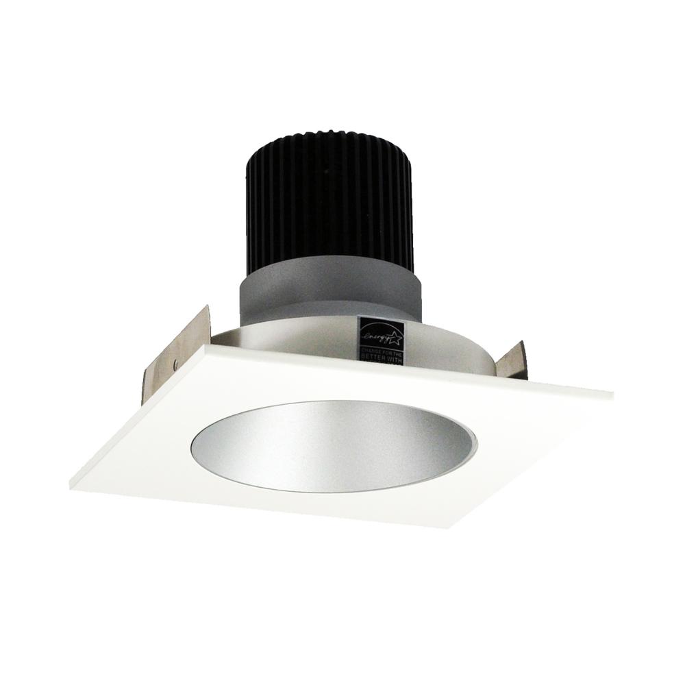 4&#34; Iolite LED Square Reflector with Round Aperture, 10-Degree Optic, 800lm / 12W, 2700K, Haze