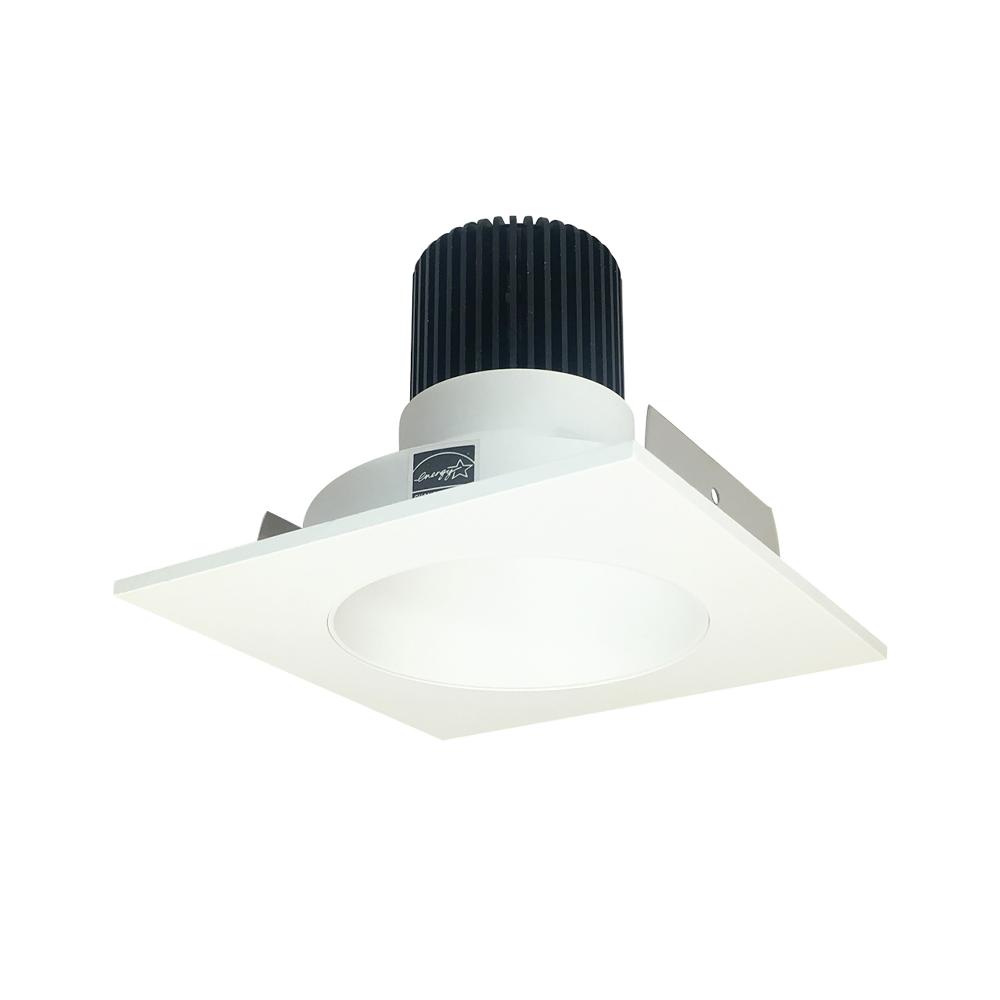 4&#34; Iolite LED Square Reflector with Round Aperture, 10-Degree Optic, 800lm / 12W, 3500K, Matte